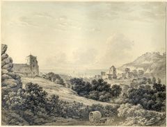 All Saints Church and Old Town c1824